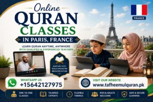 : Online Quran Classes in Paris, France for kids and adults with male and female tutors