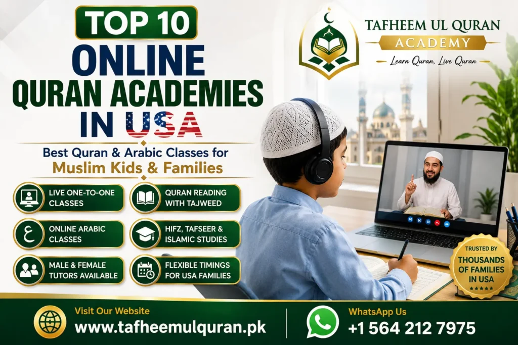 Top 10 Online Quran Academies in USA for Kids and Adults